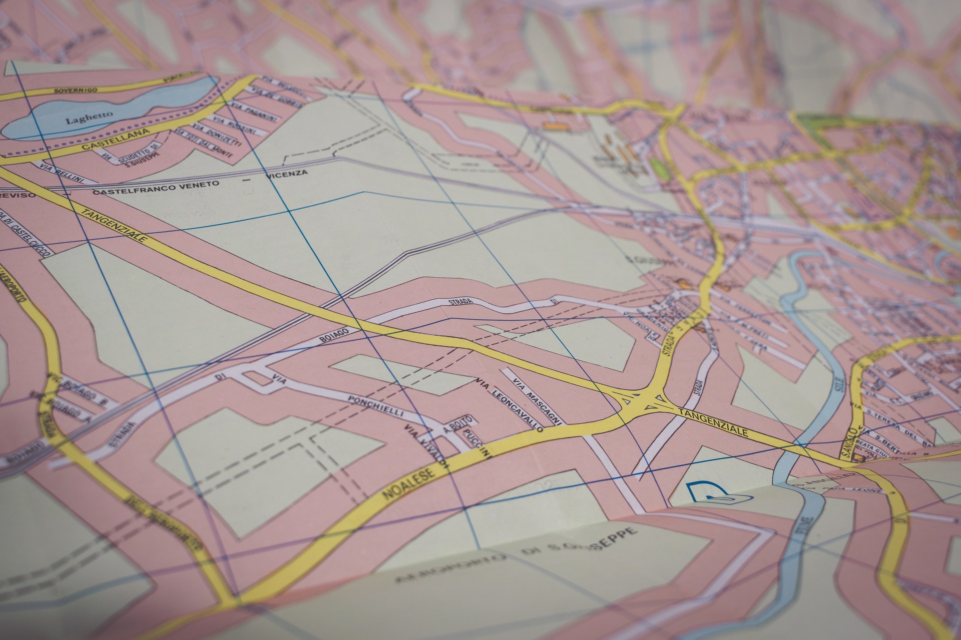 City map illustrating interoperability