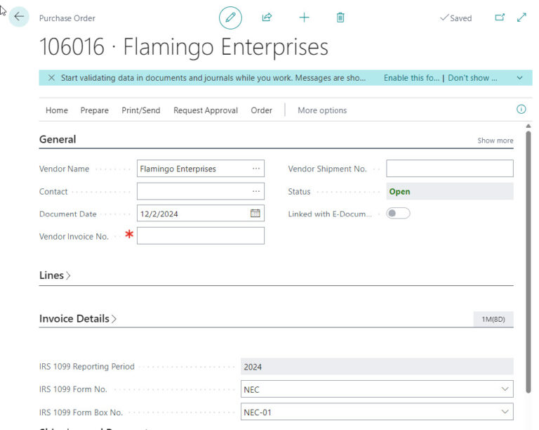 1099 Processing in Business Central - Kopis, LLC